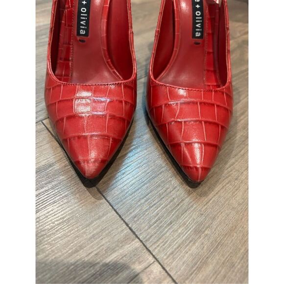 Alice+ Olivia red slingback pumps - Picture 2 of 7